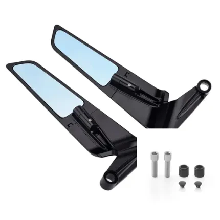 Looking Glass Motorcycle Rearview Mirrors Wing
